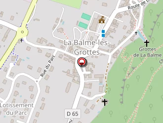 Carte de Agence Postale à Balme-les-grottes (la)