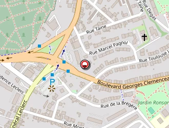 Carte de L'orange Bleue à Limoges