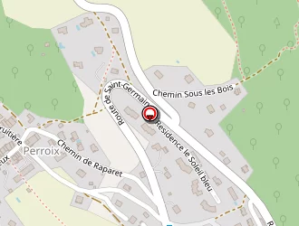 Carte de La Halte Saint Germain à Talloires