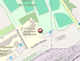 Carte de Lycée Des Métiers Jean Monnet à Limoges