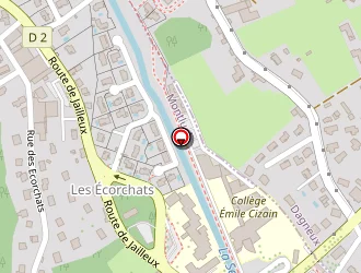 Carte de Gymnase à Montluel