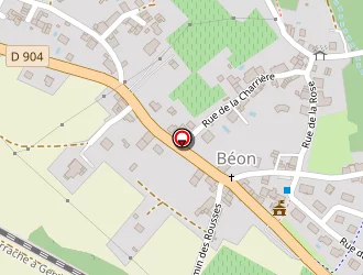 Carte de Garage Du Colombier à Béon