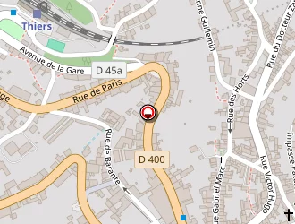 Carte de Bachelard Gérard à Thiers