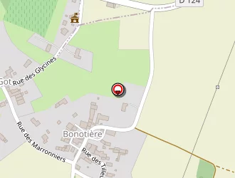 Carte de La Bonotière à Juicq