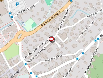 Carte de 384 Snack Megève à Megève