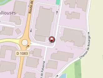 Carte de Cormoreche à Miribel