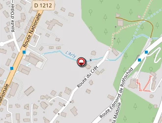 Carte de Pharmacie Du Soleil à Megève