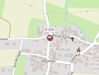 Carte de Calandre Jean-marie à Massac