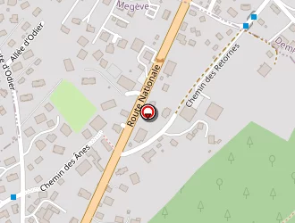 Carte de Carrefour Contact à Megève