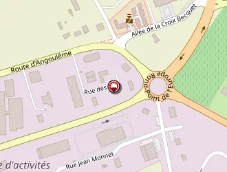 Carte de Groupama Centre Atlantique à Matha