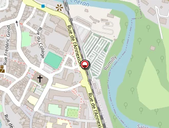 Carte de Styl'coiffure à Rumilly