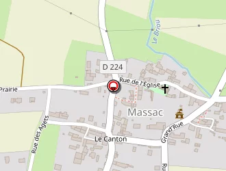 Carte de Mairie à Massac