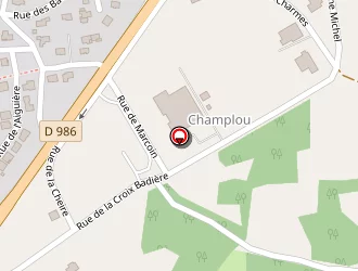 Carte de Porcentre à Volvic