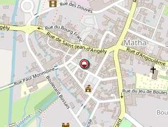 Carte de Mfr (maison Familiale Rurale) à Matha