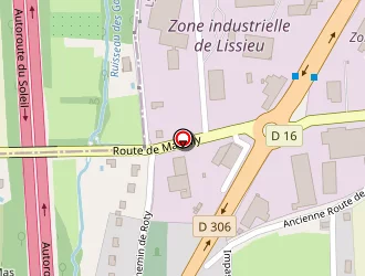 Carte de Axop à Lissieu