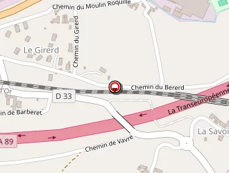 Carte de Junet à Pontcharra-sur-turdine