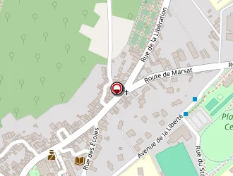 Carte de Ecole Et Collège Sainte Agnès à Volvic