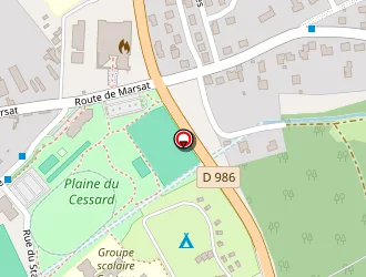 Carte de Camping Municipal à Volvic