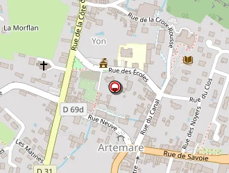 Carte de Lanky à Artemare