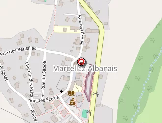 Carte de L'escale à Marcellaz-albanais