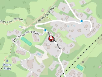 Carte de Percra à Saint-gervais-les-bains