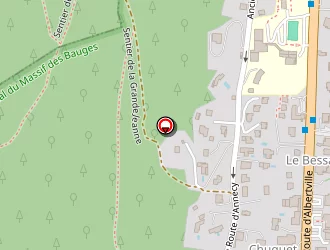 Carte de Camping Le Verger à Sévrier