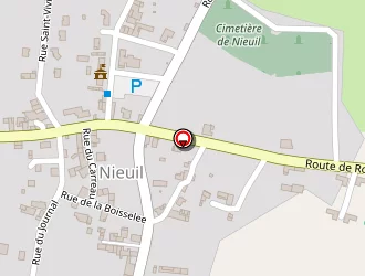 Carte de Agence Postale à Nieuil