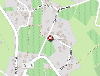 Carte de Iscop à Sarcey