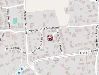 Carte de Malfondet Arnaud à Riom