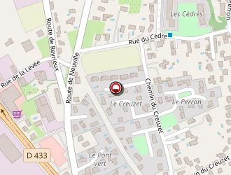 Carte de E.leclerc Drive à Genay