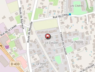 Carte de Garage Vicard à Genay