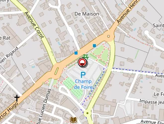 Carte de V-h-m à Saint-junien