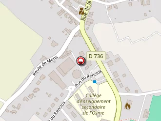 Carte de Complexe Sportif à Aigre