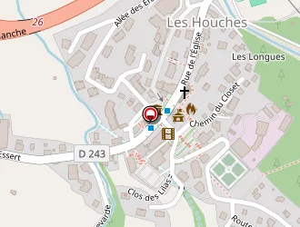 Carte de Augade Plomberie à Houches (les)