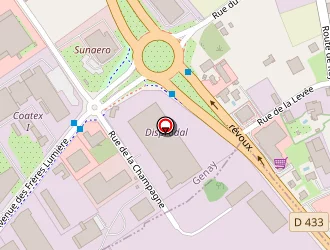 Carte de Concept Pro Pêche à Genay