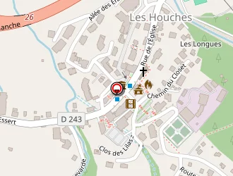 Carte de La Poste à Houches (les)