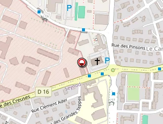 Carte de Huault Emilie à Seynod