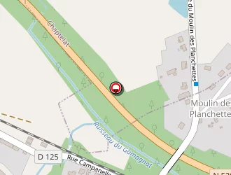 Carte de Réberat à Couzeix