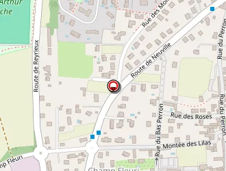 Carte de Réceptis à Genay