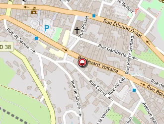 Carte de Gruninger Ursus à Tarare