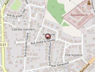 Carte de James Rougier à Saint-junien