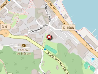 Carte de Pavillon Du Bien Etre à Annecy