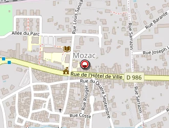 Carte de La Gauloise à Mozac