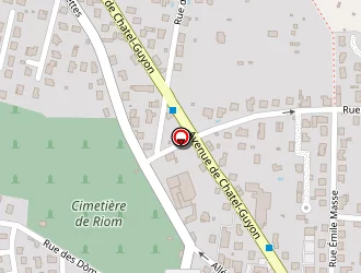 Carte de Claude Rousset à Riom