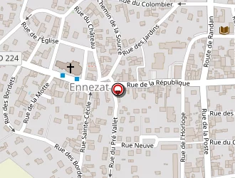 Carte de Société Alexandre à Ennezat