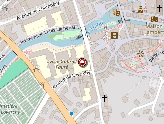 Carte de Cfa Coiffure à Annecy