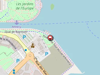 Carte de Les Cailloux à Annecy