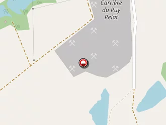 Carte de Carrières De Condat à Chaptelat