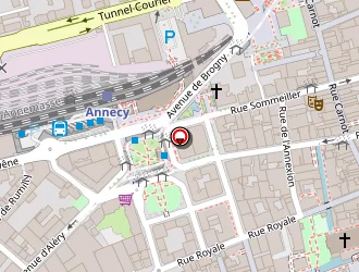 Carte de Chatelain Taxi à Annecy