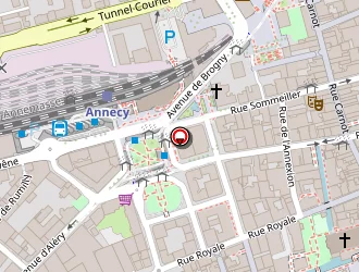 Carte de Jc Coiffure à Annecy